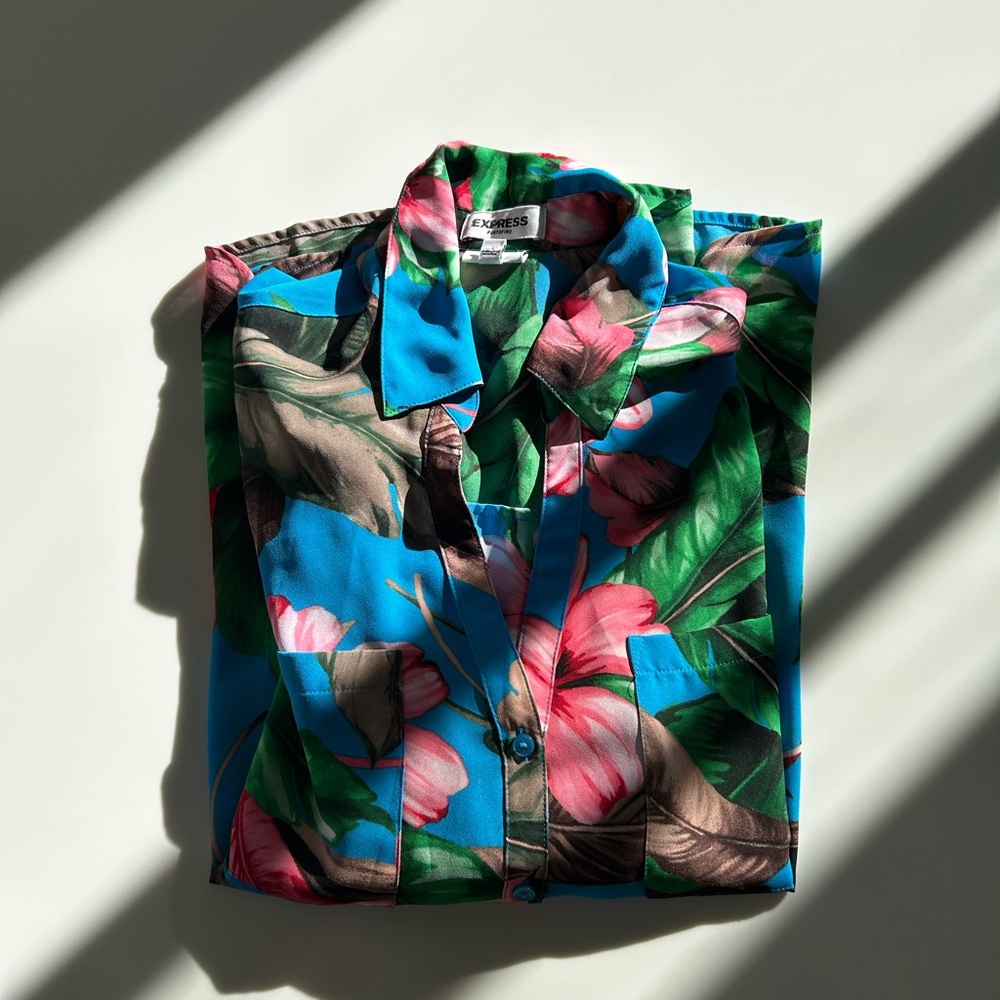 Express Portofino, tropical blouse